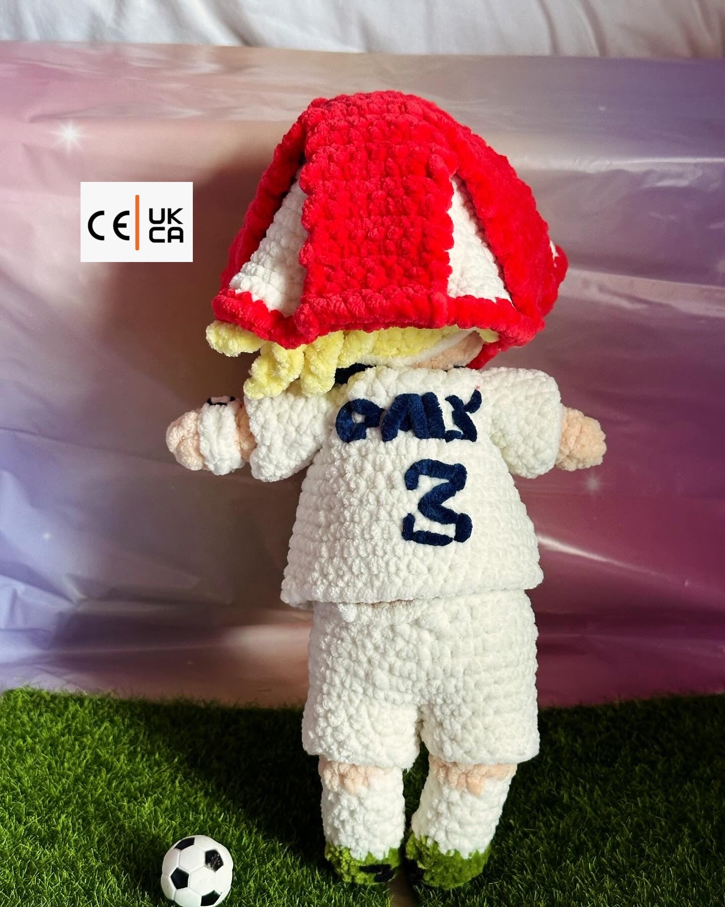 International Women's Footballer Doll