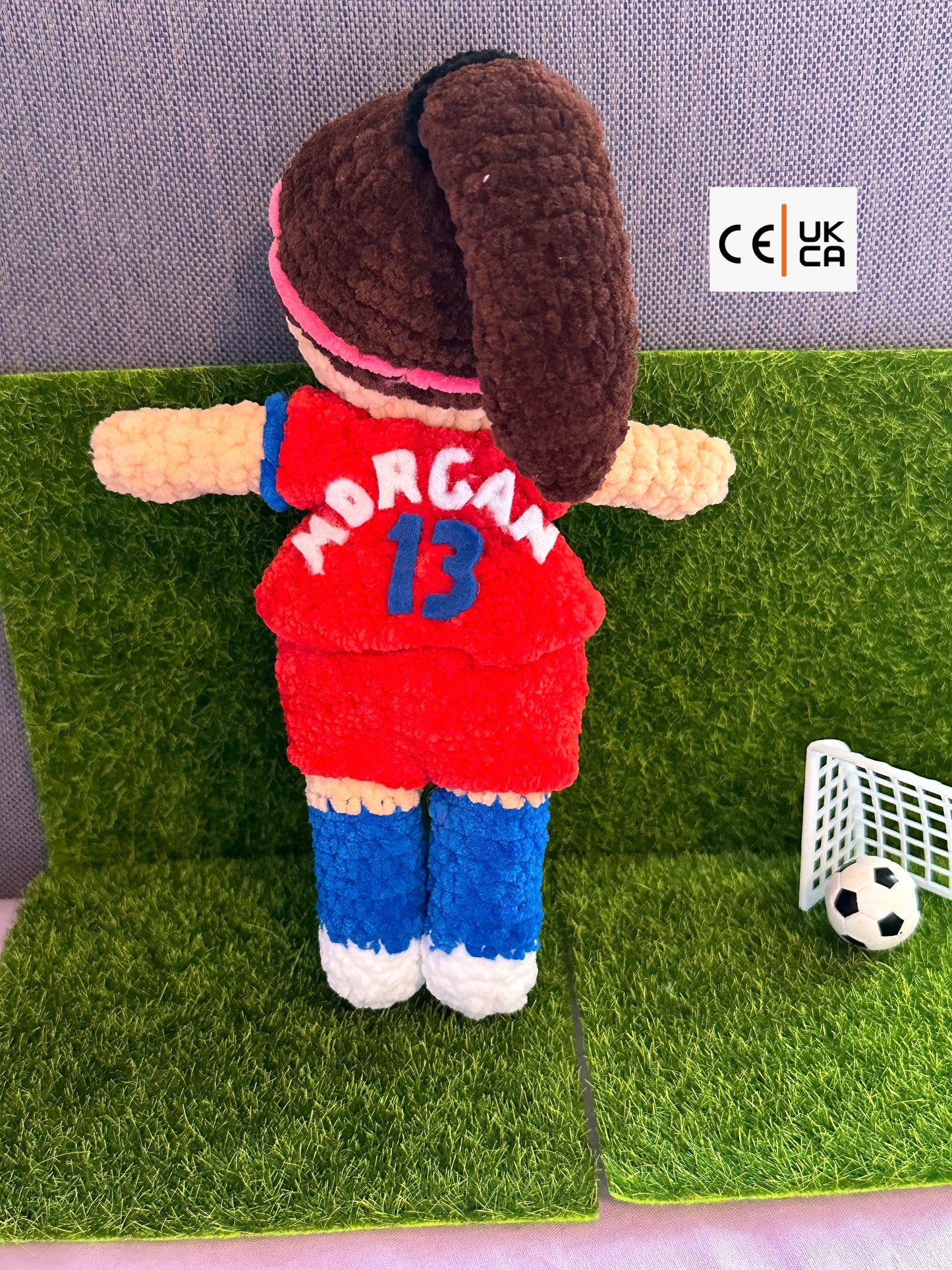 International Women's Footballer Doll
