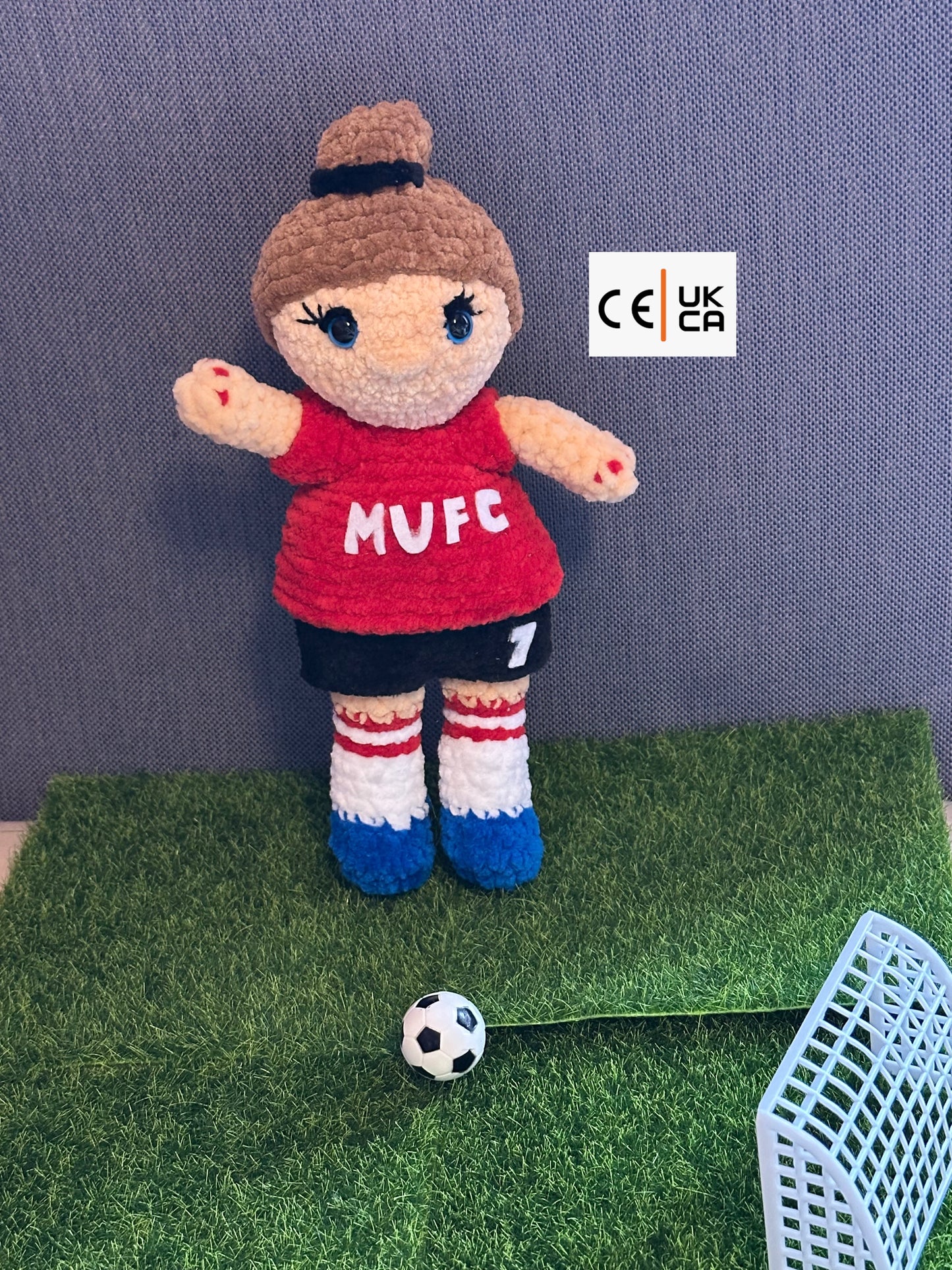 WSL Women Footballer Doll