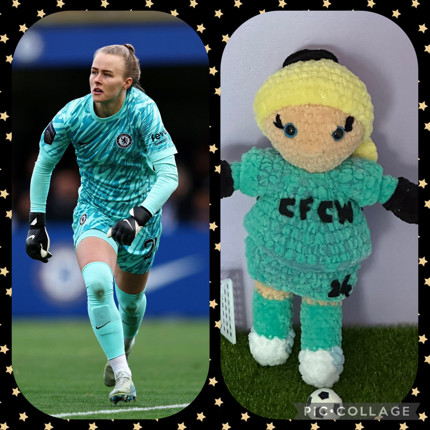 WSL Women Footballer Doll