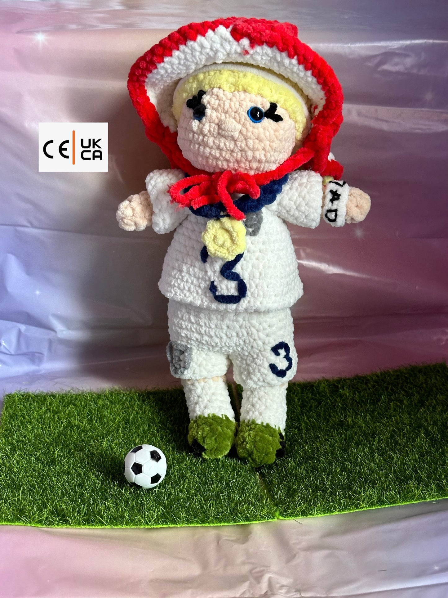 International Women's Footballer Doll