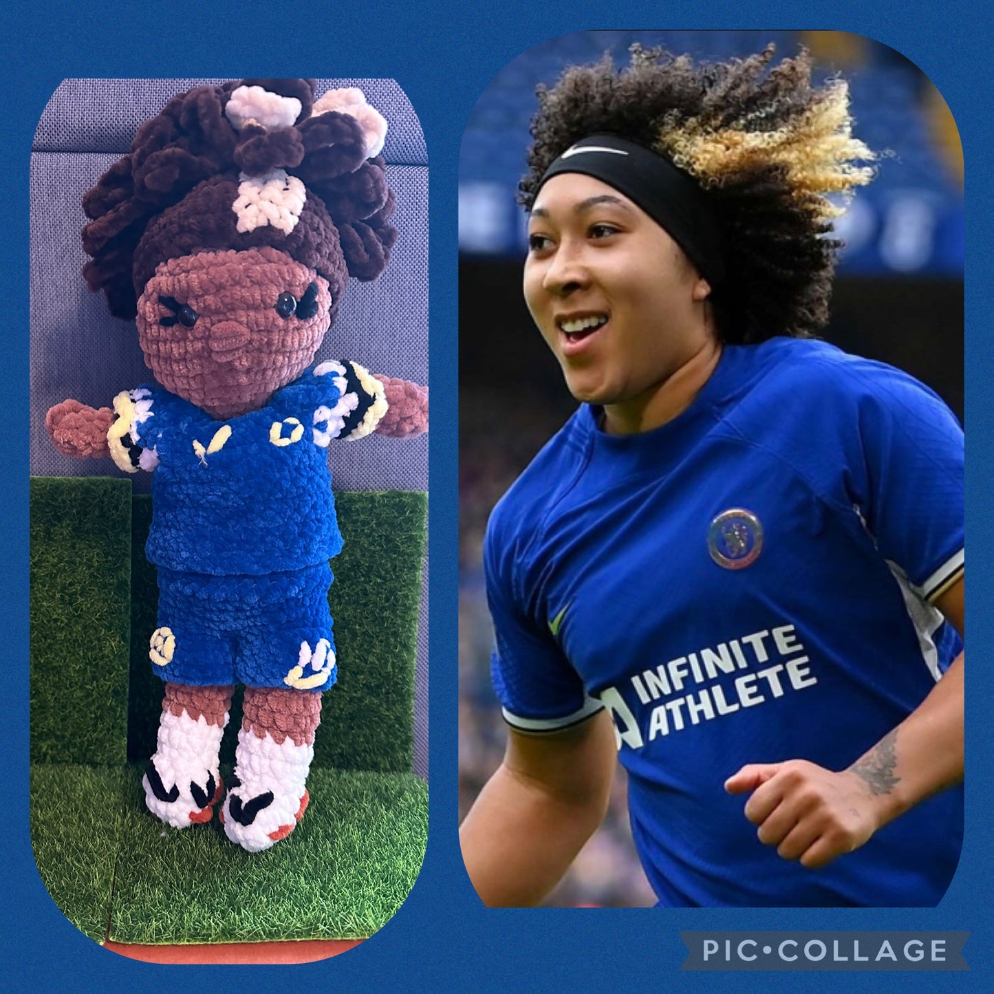 WSL Women Footballer Doll