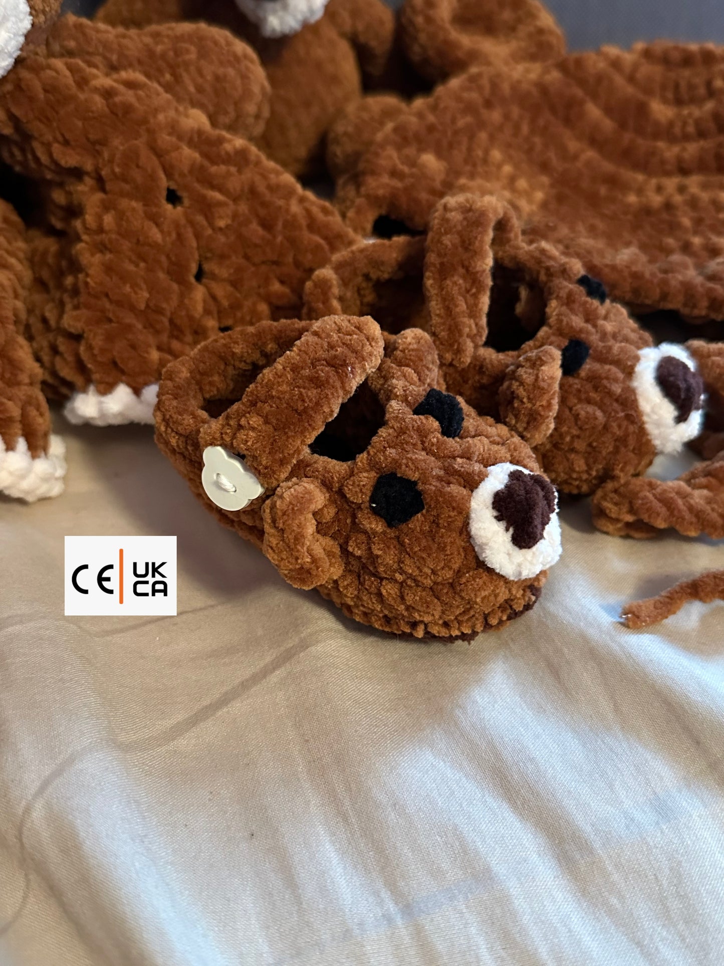 Buddy Bear Bonnet & Booties