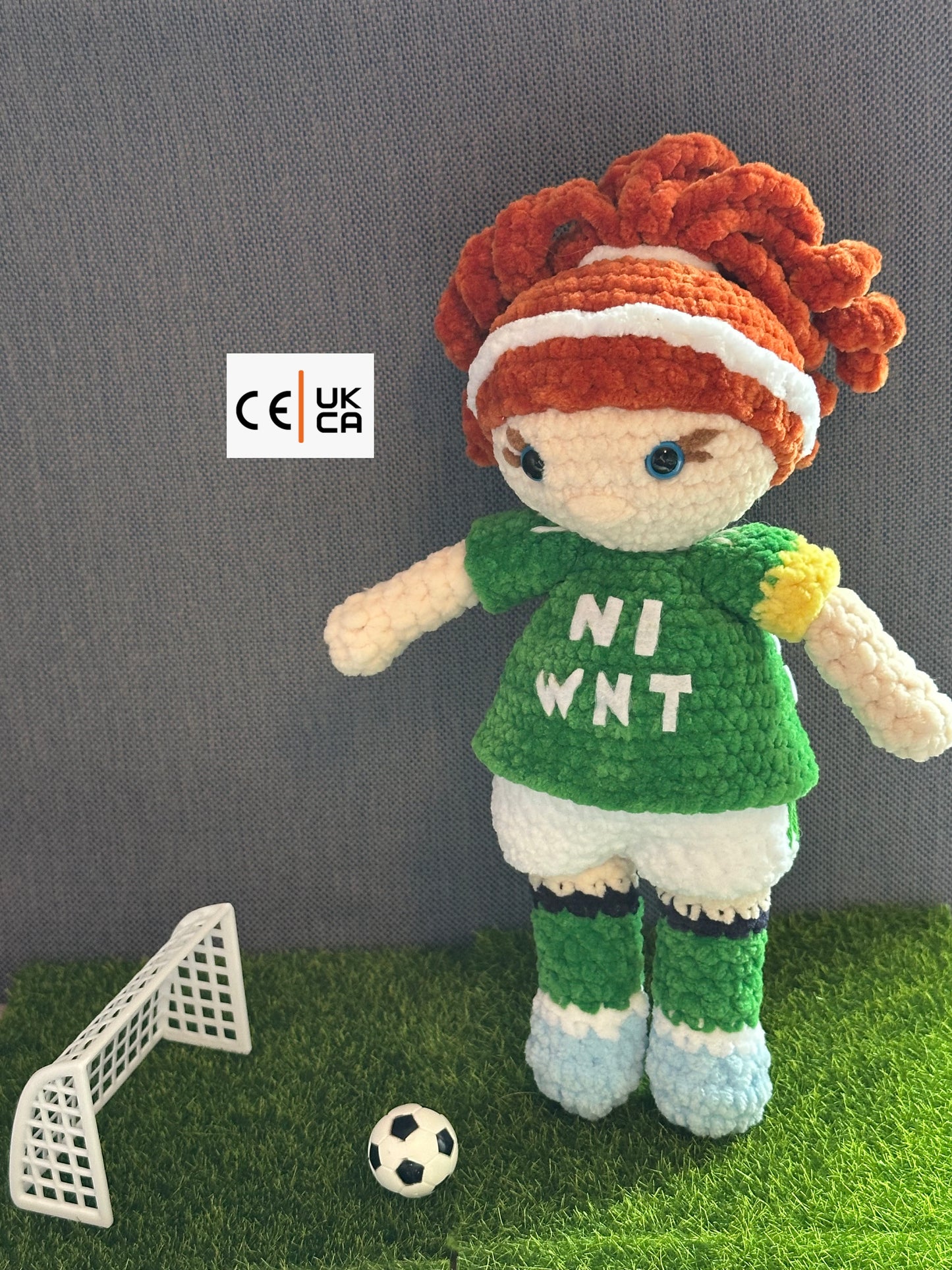 International Women's Footballer Doll