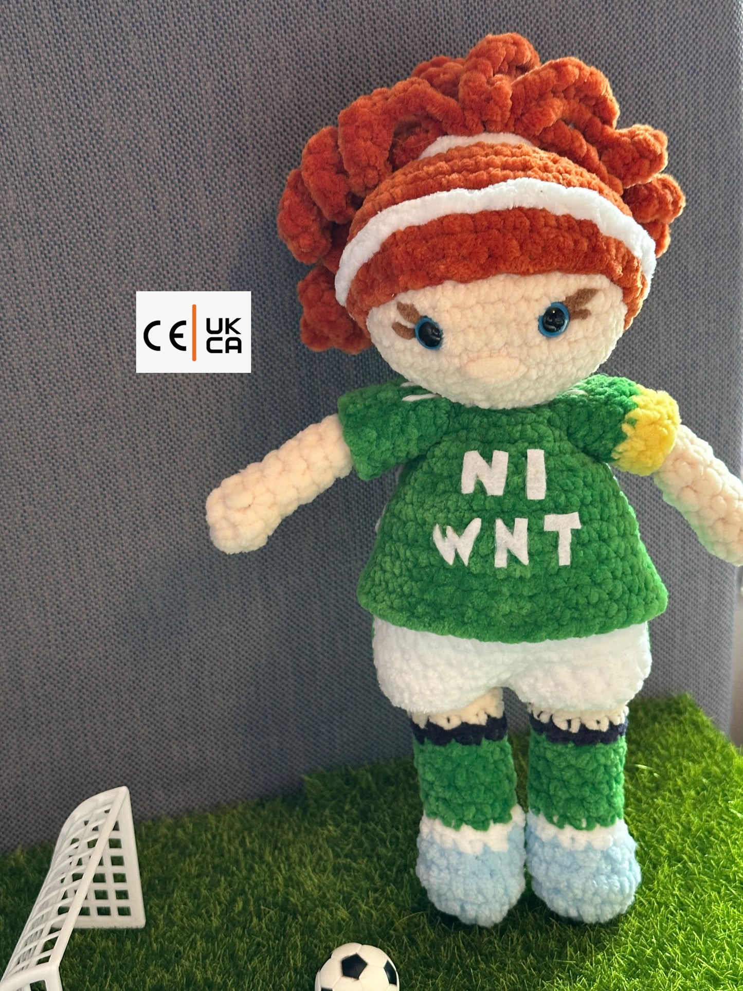 International Women's Footballer Doll