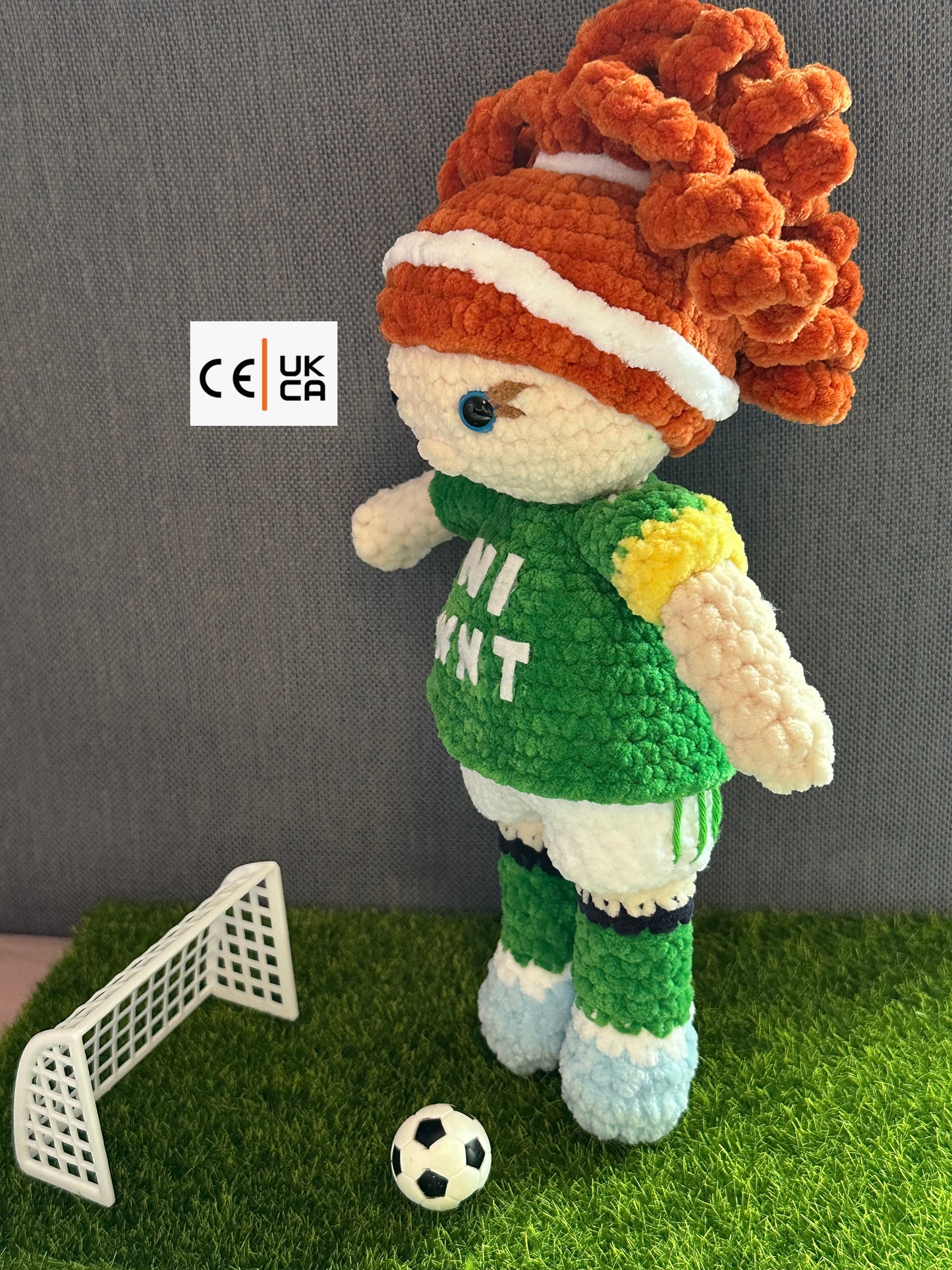International Women's Footballer Doll