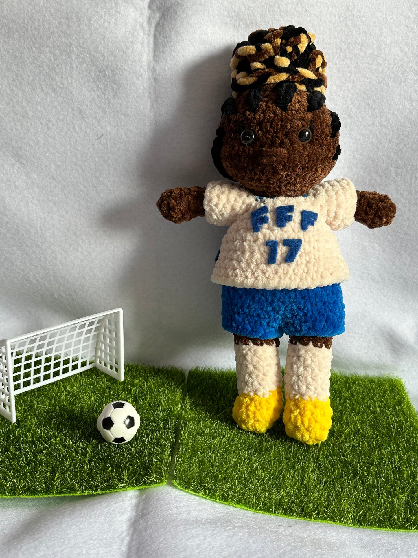 International Women's Footballer Doll