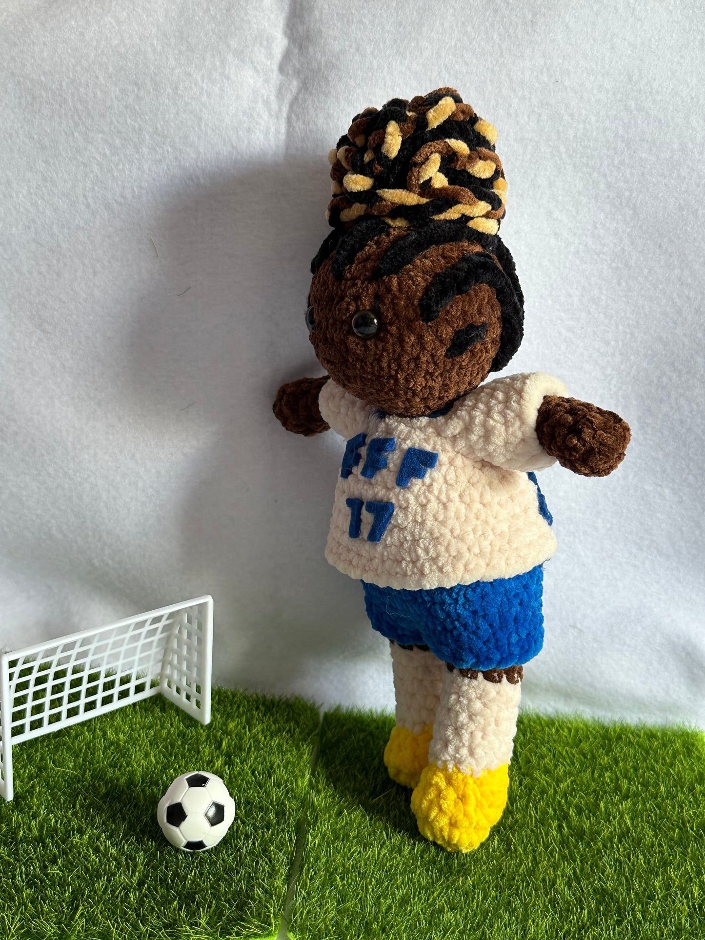 International Women's Footballer Doll