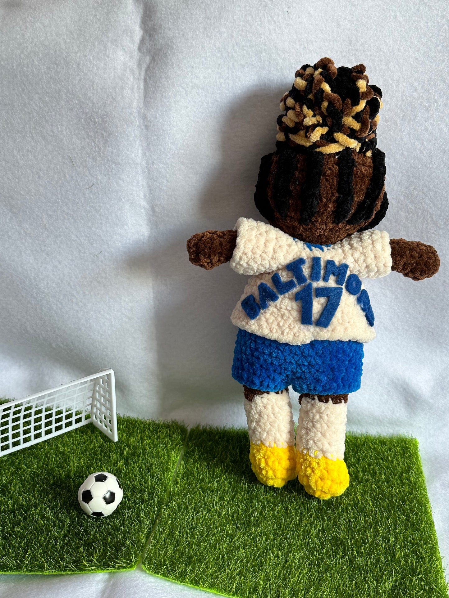 International Women's Footballer Doll