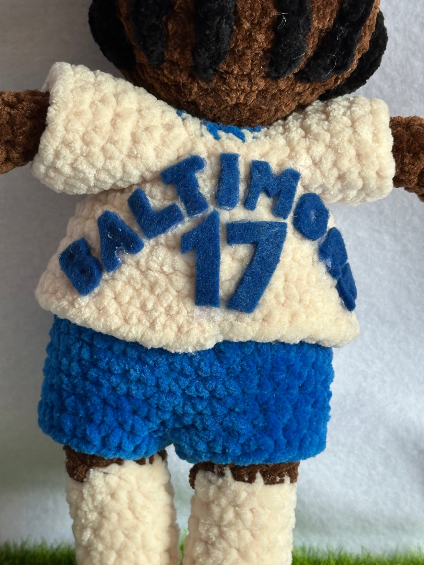 International Women's Footballer Doll