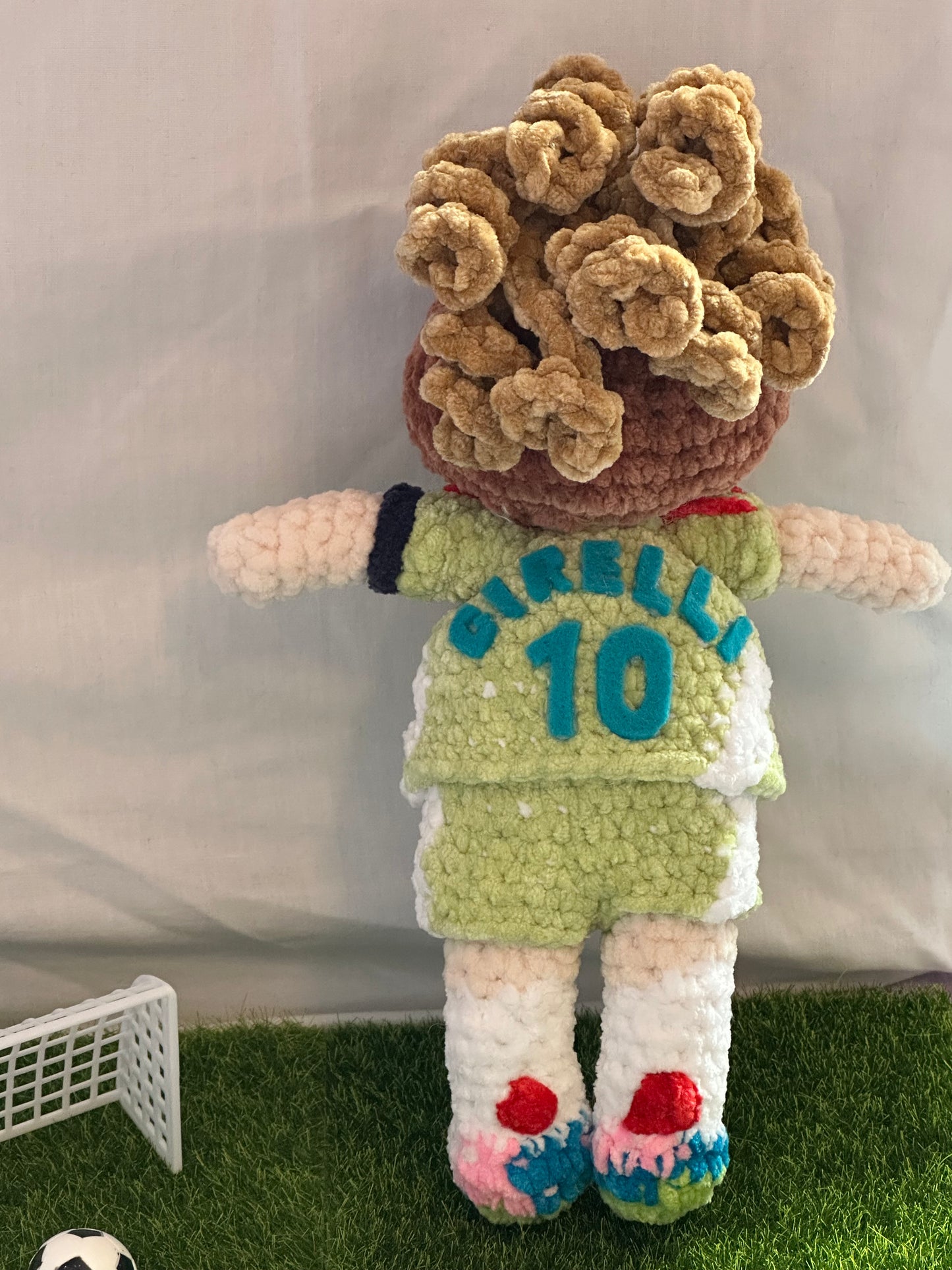 International Women's Footballer Doll