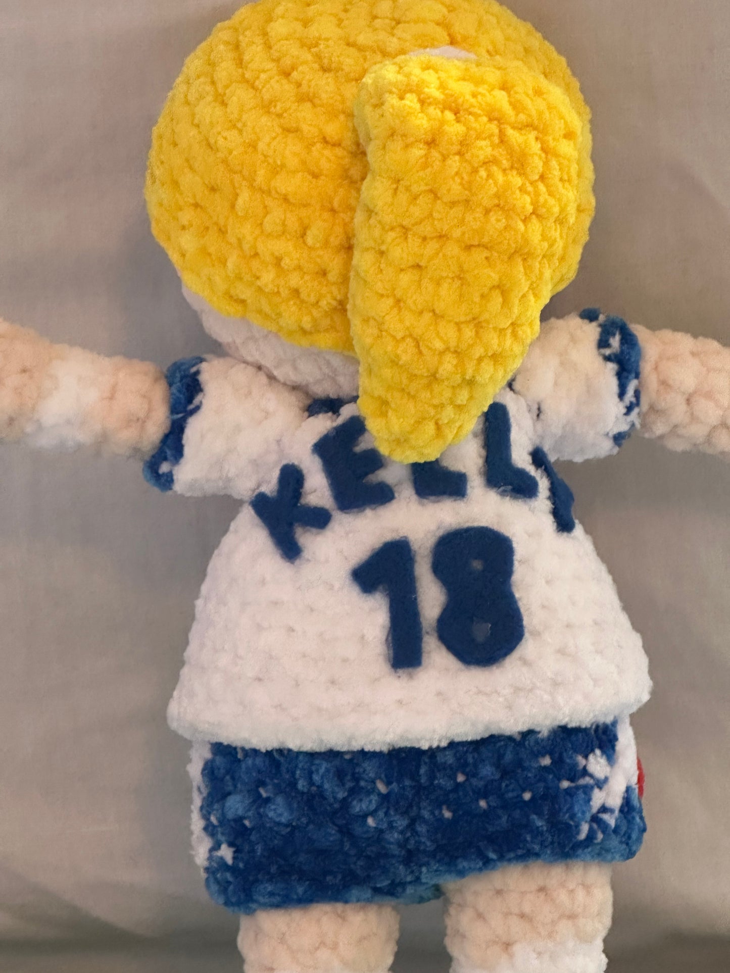 International Women's Footballer Doll