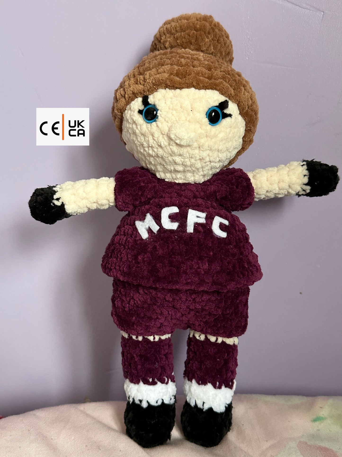 WSL Women Footballer Doll