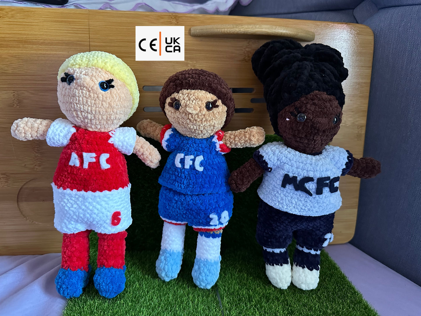 WSL Women Footballer Doll
