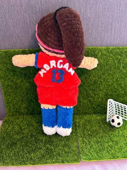 Alex Morgan Footballer Doll