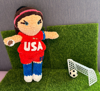 Alex Morgan Footballer Doll