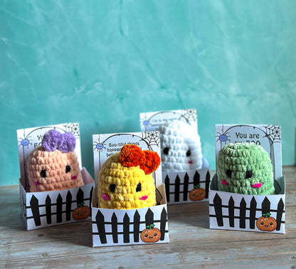 Ghosts with Tombstone Quote Boxes