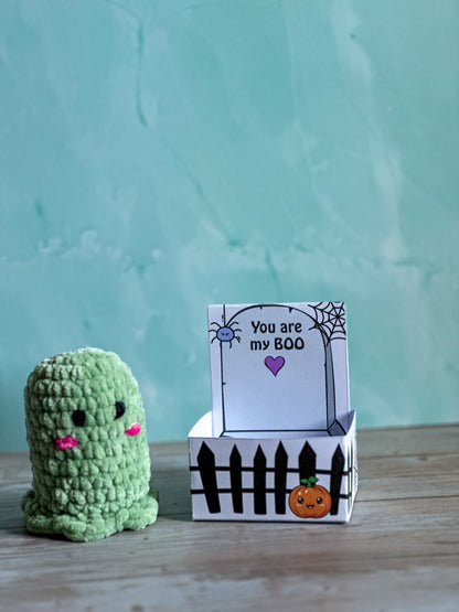 Ghosts with Tombstone Quote Boxes