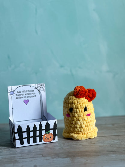 Ghosts with Tombstone Quote Boxes