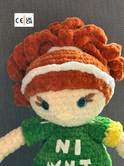 International Women's Footballer Doll