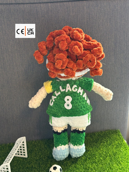 International Women's Footballer Doll