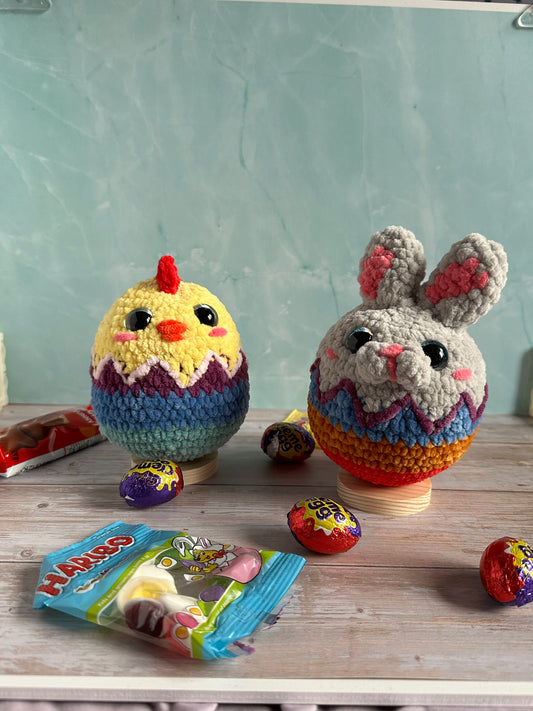 Easter Egg Chicks and Bunnies