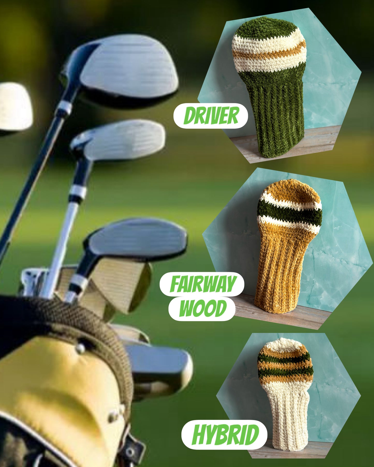 Golf Club Cover Gift Set