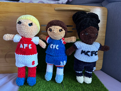 UWCL Women's Footballer Doll