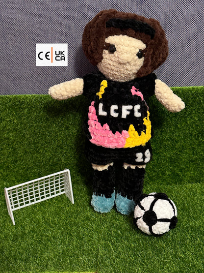 WSL Women Footballer Doll