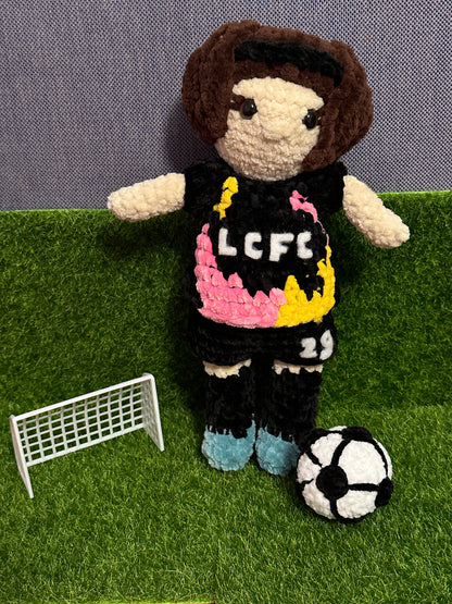 WSL Women Footballer Doll